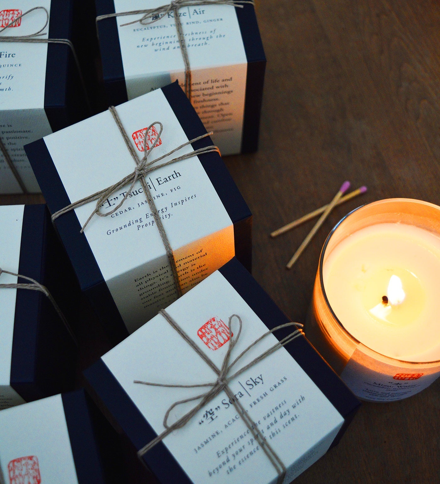 Japanese 5 Elements Soy Candles