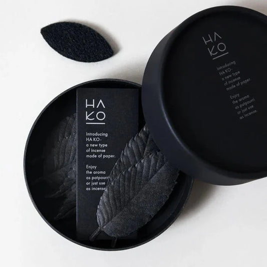 HA KO Black Paper Incense Box of 6