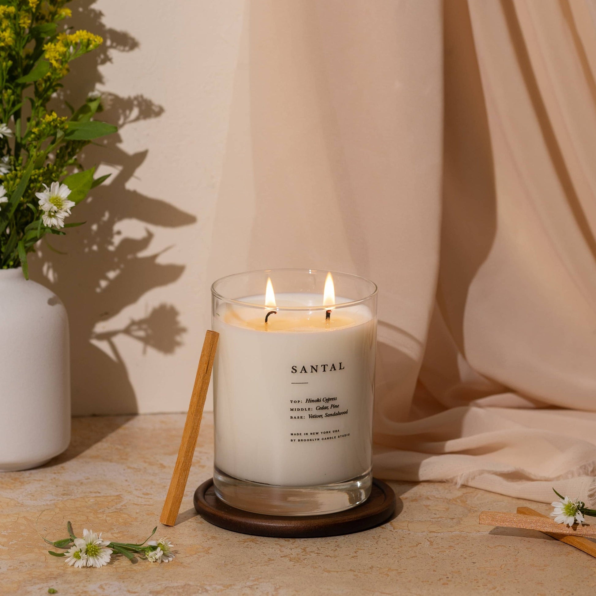 Santal 2-Wick Candle