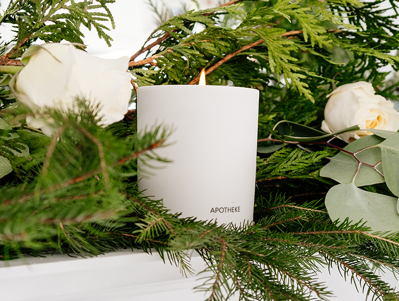 Apotheke Black Cypress Ceramic Scented Candle